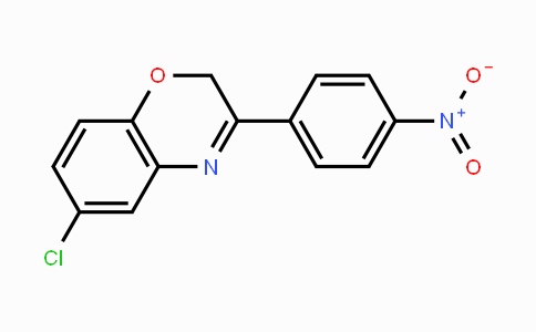 CAS No. 477867-74-6, 6-Chloro-3-(4-nitrophenyl)-2H-1,4-benzoxazine