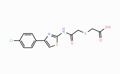 CAS No. 477867-80-4, 2-[(2-{[4-(4-Chlorophenyl)-1,3-thiazol-2-yl]amino}-2-oxoethyl)sulfanyl]acetic acid