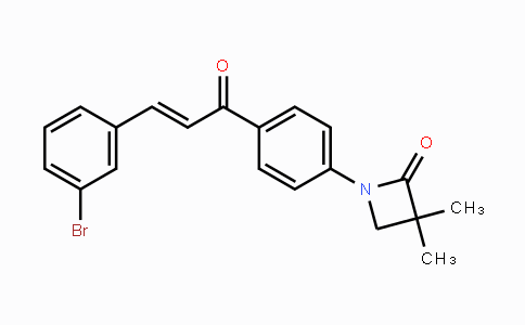 CAS No. 338392-02-2, 1-{4-[3-(3-Bromophenyl)acryloyl]phenyl}-3,3-dimethyl-2-azetanone