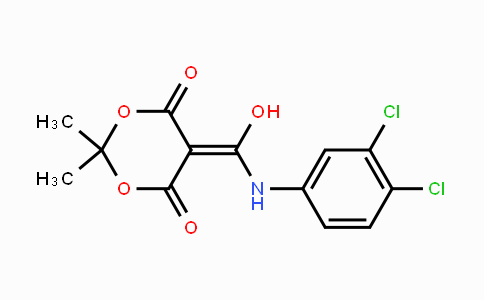 CAS No. 186973-04-6, 5-[(3,4-Dichloroanilino)(hydroxy)methylene]-2,2-dimethyl-1,3-dioxane-4,6-dione