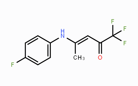 CAS No. 338393-22-9, 1,1,1-Trifluoro-4-(4-fluoroanilino)-3-penten-2-one
