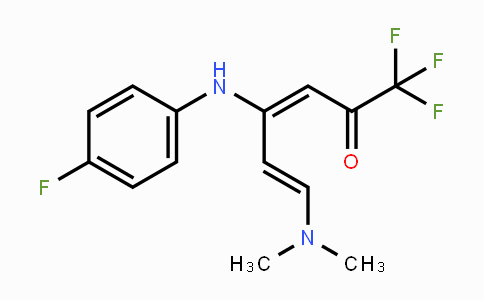 338393-25-2 | (3E,5E)-6-(Dimethylamino)-1,1,1-trifluoro-4-(4-fluoroanilino)-3,5-hexadien-2-one