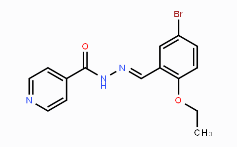 CAS No. 338393-52-5, N'-[(E)-(5-Bromo-2-ethoxyphenyl)methylidene]isonicotinohydrazide