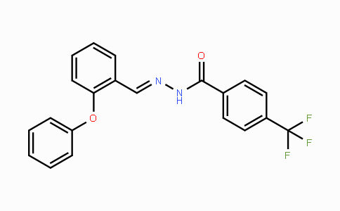 CAS No. 338393-73-0, N'-[(E)-(2-Phenoxyphenyl)methylidene]-4-(trifluoromethyl)benzenecarbohydrazide