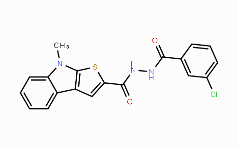 CAS No. 477869-02-6, N'-(3-Chlorobenzoyl)-8-methyl-8H-thieno[2,3-b]indole-2-carbohydrazide