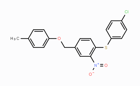CAS No. 477869-51-5, 4-[(4-Chlorophenyl)sulfanyl]-3-nitrobenzyl 4-methylphenyl ether