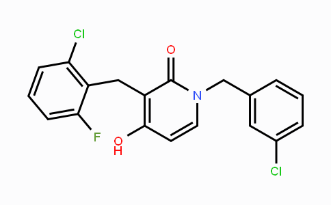 CAS No. 477869-76-4, 1-(3-Chlorobenzyl)-3-(2-chloro-6-fluorobenzyl)-4-hydroxy-2(1H)-pyridinone