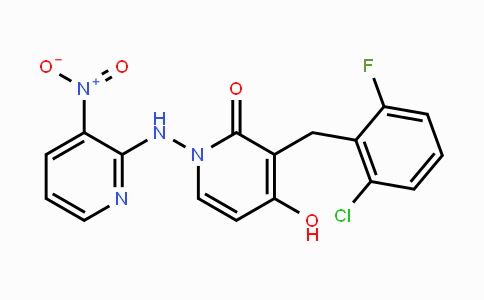 CAS No. 338393-87-6, 3-(2-Chloro-6-fluorobenzyl)-4-hydroxy-1-[(3-nitro-2-pyridinyl)amino]-2(1H)-pyridinone