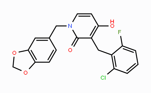 CAS No. 477869-82-2, 1-(1,3-Benzodioxol-5-ylmethyl)-3-(2-chloro-6-fluorobenzyl)-4-hydroxy-2(1H)-pyridinone