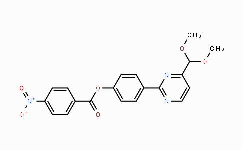CAS No. 477870-33-0, 4-[4-(Dimethoxymethyl)-2-pyrimidinyl]phenyl 4-nitrobenzenecarboxylate