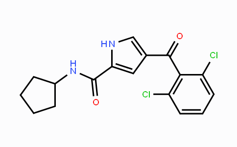 CAS No. 477870-41-0, N-Cyclopentyl-4-(2,6-dichlorobenzoyl)-1H-pyrrole-2-carboxamide