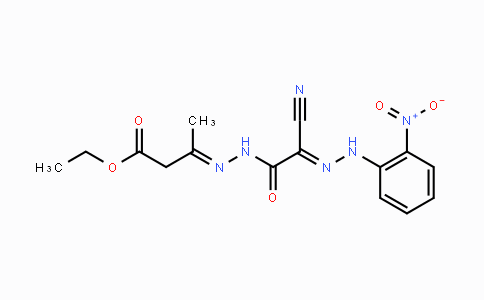 CAS No. 477870-50-1, Ethyl 3-((E)-2-{2-cyano-2-[(E)-2-(2-nitrophenyl)hydrazono]acetyl}hydrazono)butanoate