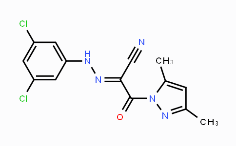 CAS No. 477710-13-7, 2-[(E)-2-(3,5-Dichlorophenyl)hydrazono]-3-(3,5-dimethyl-1H-pyrazol-1-yl)-3-oxopropanenitrile