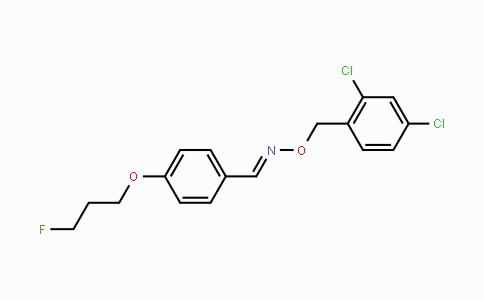 CAS No. 477870-63-6, 4-(3-Fluoropropoxy)benzenecarbaldehyde O-(2,4-dichlorobenzyl)oxime