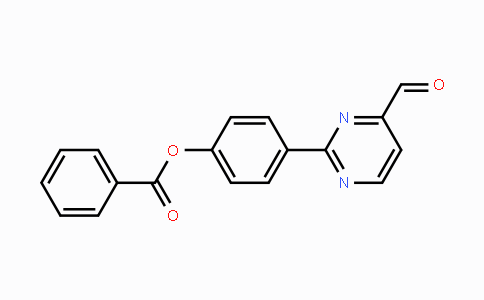 CAS No. 477870-75-0, 4-(4-Formyl-2-pyrimidinyl)phenyl benzenecarboxylate