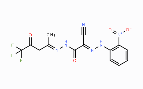 477870-87-4 | 2-Cyano-2-[(E)-2-(2-nitrophenyl)hydrazono]-N'-[(E)-4,4,4-trifluoro-1-methyl-3-oxobutylidene]acetohydrazide
