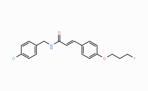 CAS No. 1164506-13-1, (E)-N-(4-Chlorobenzyl)-3-[4-(3-fluoropropoxy)phenyl]-2-propenamide