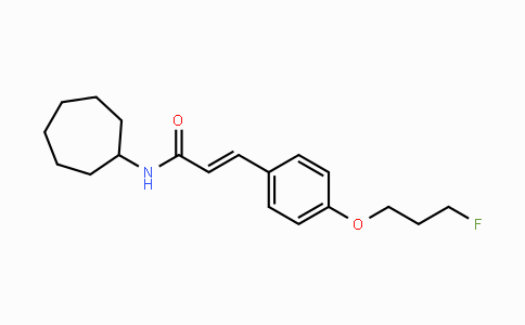MC117109 | 477871-24-2 | (E)-N-Cycloheptyl-3-[4-(3-fluoropropoxy)phenyl]-2-propenamide