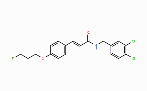 CAS No. 1164561-95-8, (E)-N-(3,4-Dichlorobenzyl)-3-[4-(3-fluoropropoxy)phenyl]-2-propenamide