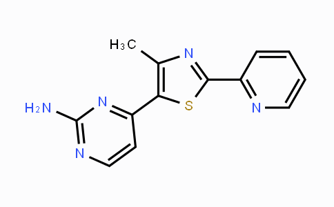 CAS No. 499796-01-9, 4-[4-Methyl-2-(pyridin-2-yl)-1,3-thiazol-5-yl]pyrimidin-2-amine