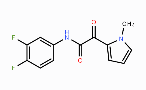 CAS No. 477872-04-1, N-(3,4-Difluorophenyl)-2-(1-methyl-1H-pyrrol-2-yl)-2-oxoacetamide