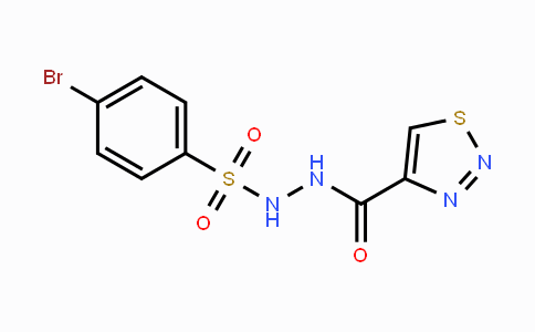 477872-07-4 | 4-Bromo-N'-(1,2,3-thiadiazol-4-ylcarbonyl)benzenesulfonohydrazide