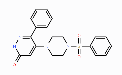 CAS No. 477872-20-1, 6-Phenyl-5-[4-(phenylsulfonyl)piperazino]-3(2H)-pyridazinone
