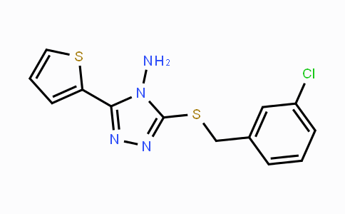 MC117144 | 477872-64-3 | 3-[(3-Chlorobenzyl)sulfanyl]-5-(2-thienyl)-4H-1,2,4-triazol-4-ylamine