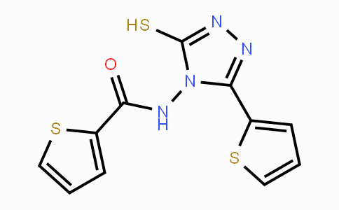 CAS No. 923106-17-6, N-[3-Sulfanyl-5-(2-thienyl)-4H-1,2,4-triazol-4-yl]-2-thiophenecarboxamide