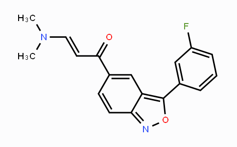 CAS No. 383147-84-0, (E)-3-(Dimethylamino)-1-[3-(3-fluorophenyl)-2,1-benzisoxazol-5-yl]-2-propen-1-one