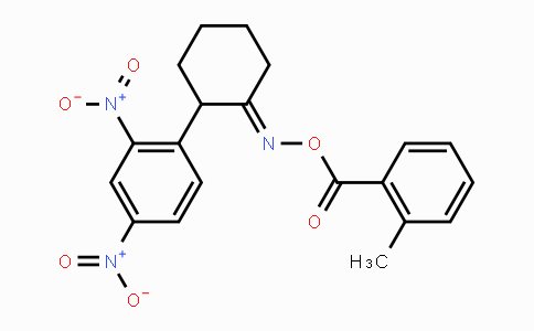 CAS No. 383147-88-4, 1-(2-{[(2-Methylbenzoyl)oxy]imino}cyclohexyl)-2,4-dinitrobenzene
