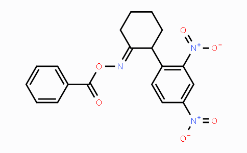 CAS No. 383147-90-8, 1-{2-[(Benzoyloxy)imino]cyclohexyl}-2,4-dinitrobenzene