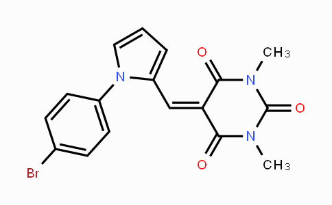 CAS No. 428458-95-1, 5-{[1-(4-Bromophenyl)-1H-pyrrol-2-yl]methylene}-1,3-dimethyl-2,4,6(1H,3H,5H)-pyrimidinetrione