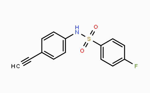 CAS No. 691873-32-2, N-(4-Ethynylphenyl)-4-fluorobenzenesulfonamide