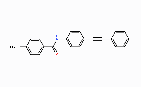 CAS No. 439095-62-2, 4-Methyl-N-[4-(2-phenylethynyl)phenyl]benzenecarboxamide