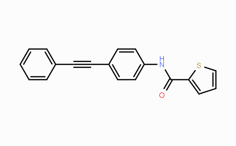 CAS No. 439095-69-9, N-[4-(2-Phenylethynyl)phenyl]-2-thiophenecarboxamide
