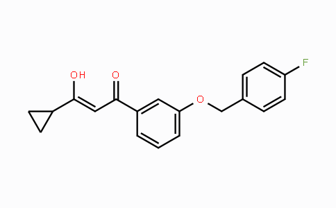 CAS No. 860789-18-0, (Z)-3-Cyclopropyl-1-{3-[(4-fluorobenzyl)oxy]phenyl}-3-hydroxy-2-propen-1-one