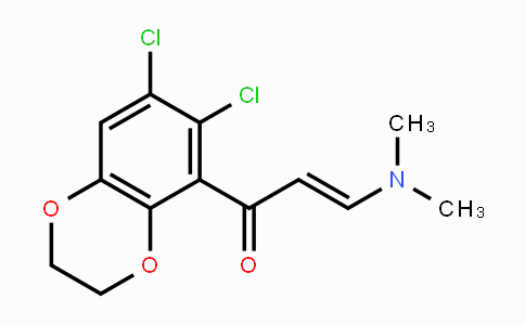 CAS No. 860789-47-5, (E)-1-(6,7-Dichloro-2,3-dihydro-1,4-benzodioxin-5-yl)-3-(dimethylamino)-2-propen-1-one