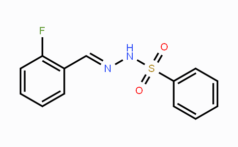 CAS No. 355831-71-9, N'-[(E)-(2-Fluorophenyl)methylidene]benzenesulfonohydrazide