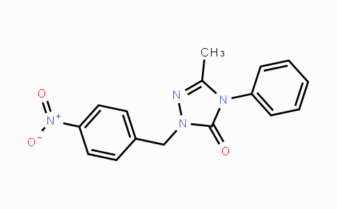 CAS No. 861206-17-9, 5-Methyl-2-(4-nitrobenzyl)-4-phenyl-2,4-dihydro-3H-1,2,4-triazol-3-one