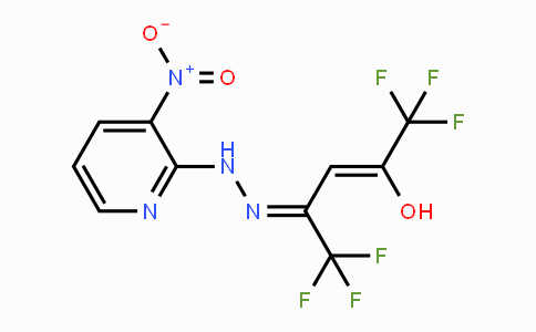 CAS No. 861206-78-2, (Z)-1,1,1,5,5,5-Hexafluoro-4-hydroxy-3-penten-2-one N-(3-nitro-2-pyridinyl)hydrazone
