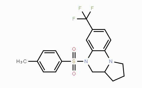 CAS No. 861206-81-7, 5-[(4-Methylphenyl)sulfonyl]-7-(trifluoromethyl)-1,2,3,3a,4,5-hexahydropyrrolo[1,2-a]quinoxaline