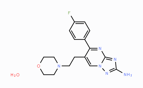 CAS No. 1052545-36-4, 5-(4-Fluorophenyl)-6-[2-(4-morpholinyl)ethyl][1,2,4]triazolo[1,5-a]pyrimidin-2-amine hydrate