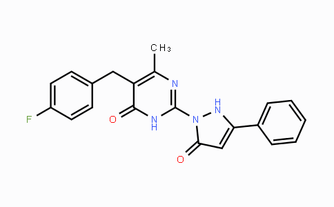 MC117221 | 861207-08-1 | 5-(4-Fluorobenzyl)-6-methyl-2-(5-oxo-3-phenyl-2,5-dihydro-1H-pyrazol-1-yl)-4(3H)-pyrimidinone