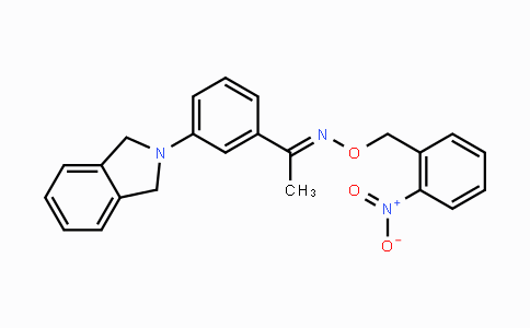 CAS No. 861207-28-5, 1-[3-(1,3-Dihydro-2H-isoindol-2-yl)phenyl]-1-ethanone O-(2-nitrobenzyl)oxime