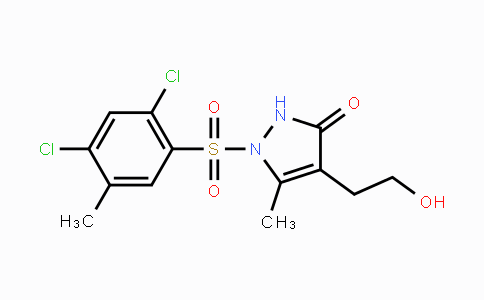 CAS No. 861207-41-2, 1-[(2,4-Dichloro-5-methylphenyl)sulfonyl]-4-(2-hydroxyethyl)-5-methyl-1,2-dihydro-3H-pyrazol-3-one
