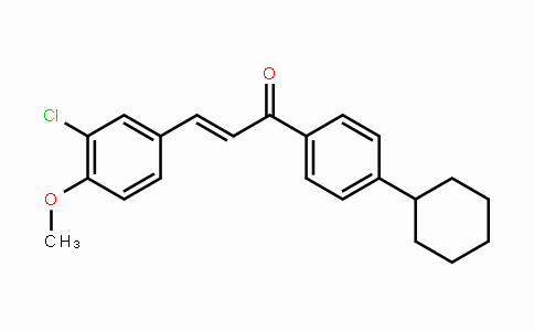 CAS No. 861207-62-7, (E)-3-(3-Chloro-4-methoxyphenyl)-1-(4-cyclohexylphenyl)-2-propen-1-one