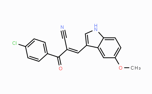 CAS No. 861207-67-2, 2-(4-Chlorobenzoyl)-3-(5-methoxy-1H-indol-3-yl)acrylonitrile