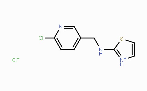 CAS No. 1046802-02-1, 2-{[(6-Chloro-3-pyridinyl)methyl]amino}-1,3-thiazol-3-ium chloride