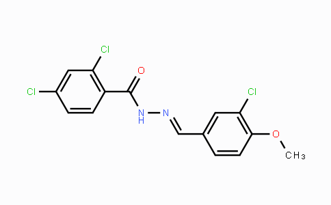 CAS No. 861207-71-8, 2,4-Dichloro-N'-[(3-chloro-4-methoxyphenyl)methylene]benzenecarbohydrazide